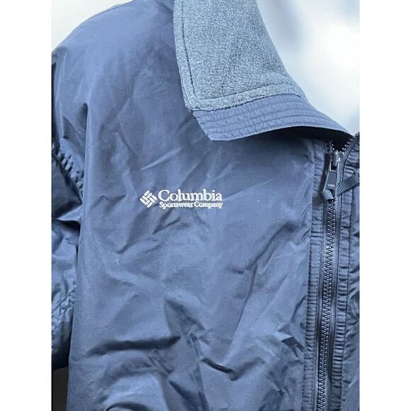 Columbia Jacket Mens M Blue Outdoor Heavy Duty Zipper - Picture 2 of 12